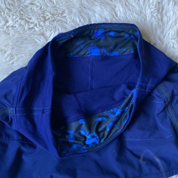 Lululemon Navy Blue Tiered Tennis Skort - Picture 2 of 4